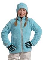 Girls Raffetto Fleece Jacket (Ibiza Blue) - Closeout - Girls Raffetto Fleece Jacket (Ibiza Blue) - Closeout
