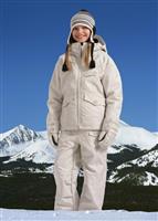 Girls Emme Jacket (Silver Foil) - Closeout - Alternate View