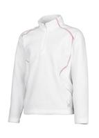 2010 Girls Speed Fleece T-Neck (White) - 2010 Girl's Speed Fleece T-Neck (White)