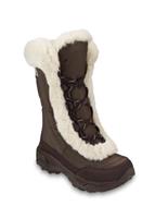 Girls Nuptse Fur II (Demitasse Brown/Moonlight Ivory) - Girls Nuptse Fur II (Demitasse Brown/Moonlight Ivory)
