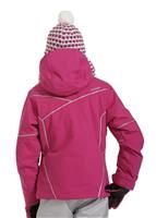 Girls Project Jacket (Fuchsia Matrix Deboss) - Back View