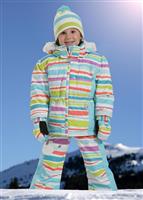 Girls Harmony Jacket (Stripecicle Print) - Alternate View