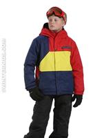 Boys Exchange 3-in-1 Jacket (Fire/Marine/Lemon) - Alternate View