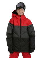 Boys Adrenaline Jacket (Intense Red/Grill/Black) - Boy's Adrenaline Jacket (Intense Red/Grill/Black)