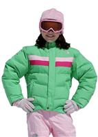 Girls Parka Aqui Jacket (Fresh Green) - Closeout - Girls Parka Aqui Jacket (Fresh Green) - Closeout