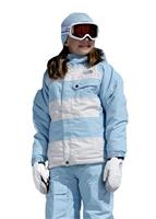 Girls Insulated Shades Away Jacket (Blue Tide) - Closeout - The North Face Girls Insulated Shades Away Jacket (Blue Tide) - Closeout