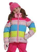 Bitsy Duffy Puff Jacket (White Loose Weave Print) - '2011 Bitsy Duffy Puff Jacket (White Loose Weave Print)
