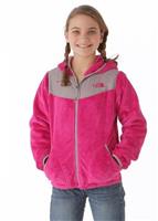 Girls Oso Hoodie (Razzle Pink) - TNF Girls Oso Hoodie (Razzle Pink)